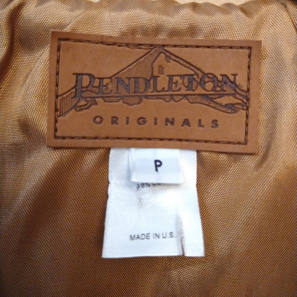 Pendleton Multicolor Striped Pea Coat - image 3